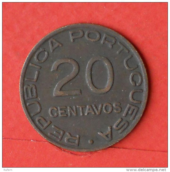 MOZAMBIQUE  20  CENTAVOS  1936   KM# 64  -    (Nº02850) - Mozambique