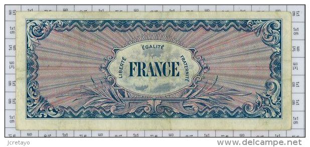 50 Francs Trésor Français , Ref Fayette VF24/1, état TTB - 1945 Verso France