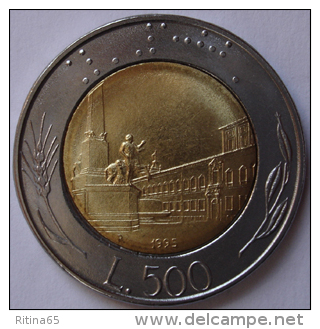 !!! 500 LIRE 1995 FDC " BICOLORE BIMETALLICO "  !!! - 500 Lire