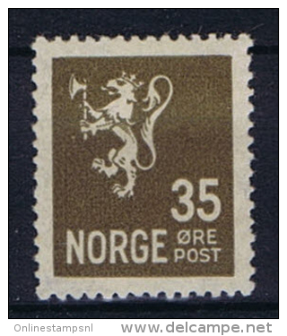 Norway: 1927 Mi Nr  128 A  MH/* - Unused Stamps