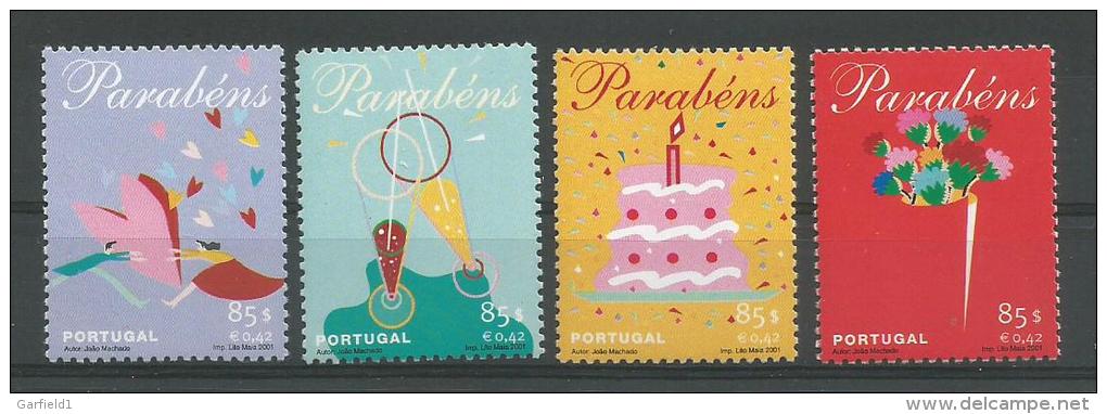 Portugal 2001, Mi-Nr. 2504/07  Postfrisch/MNH - Unused Stamps