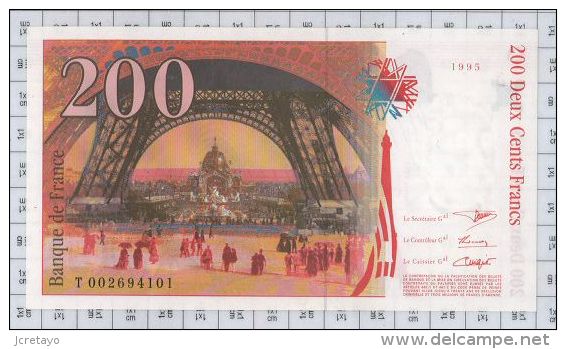 200 Francs Eiffel, Ref Fayette 75-1, état NEUF - 200 F 1995-1999 ''Eiffel''