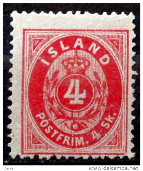 Icland   1873    MiNr.3A   (*)  ( Lot L 2291 ) - Unused Stamps