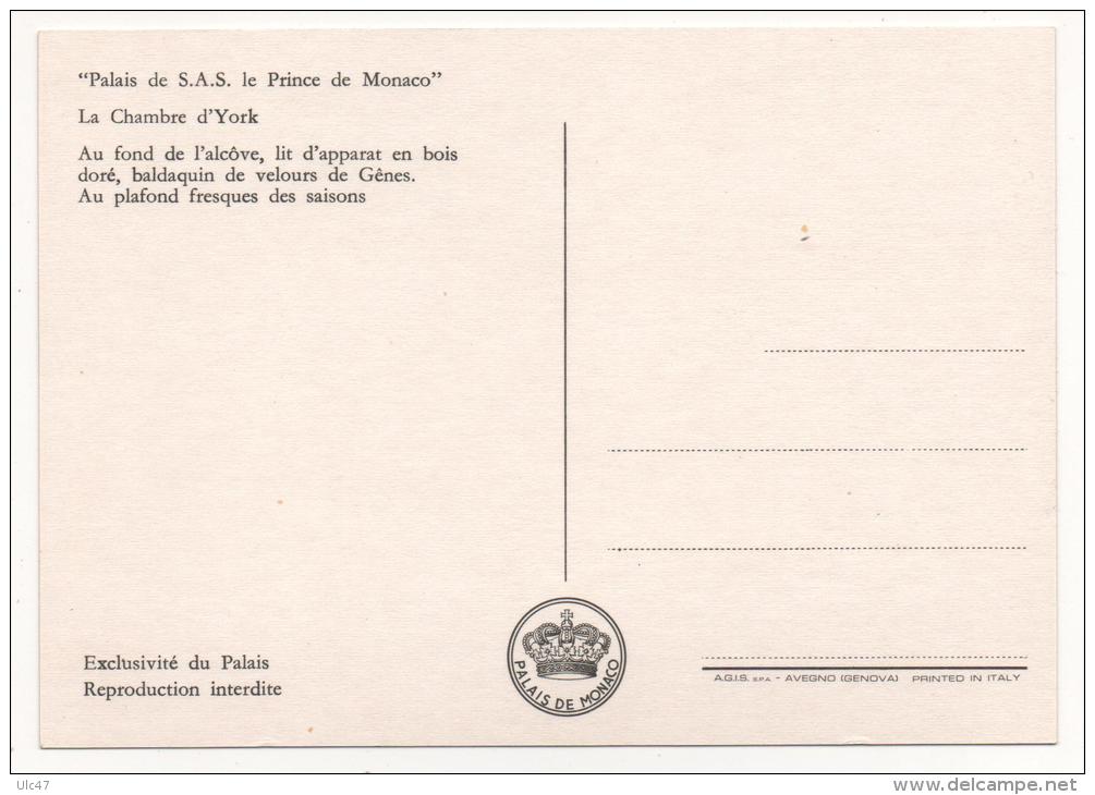 - "Palais De S.A.S. Le Prince De Monaco" . - La Chambre D'York. - Scan Verso - - Palazzo Dei Principi