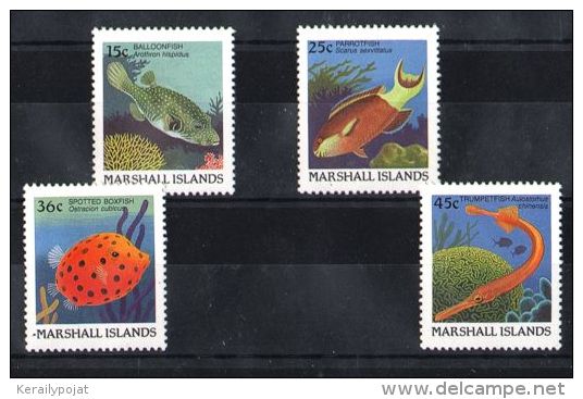 Marshall Islands - 1988 Fishes 15-45c MNH__(TH-2589) - Marshalleilanden