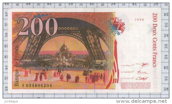 200 Francs Eiffel, Ref Fayette 75-2, état NEUF - 200 F 1995-1999 ''Eiffel''