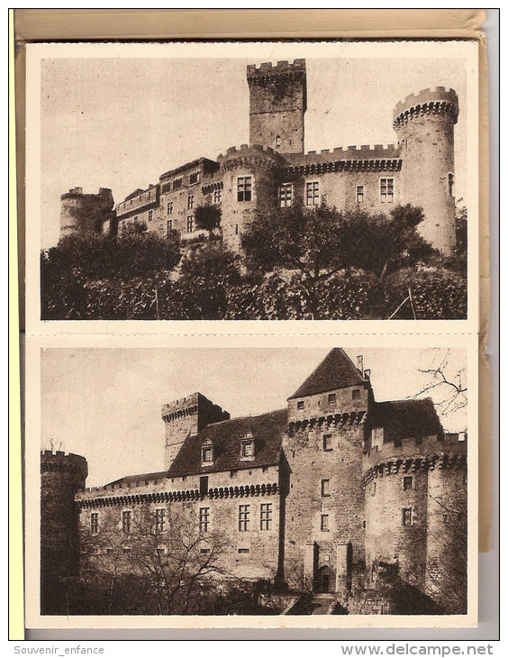 Livret 16 CPA Bretenoux Castelnau Château De 46 Lot - Bretenoux