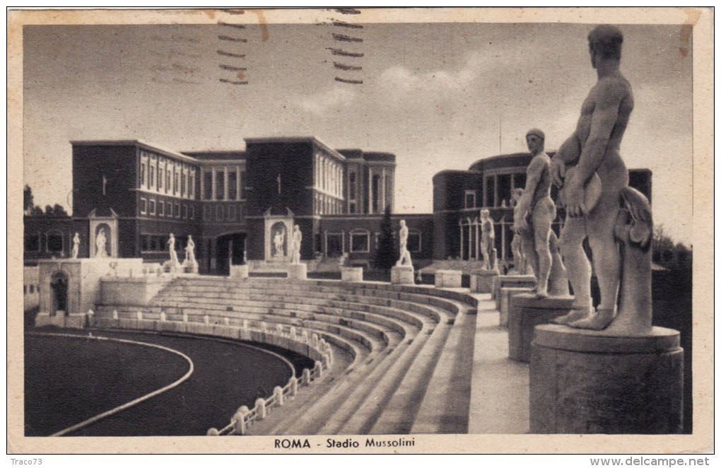 ROMA / Stadio Mussolini _ Viaggiata - Stadien & Sportanlagen