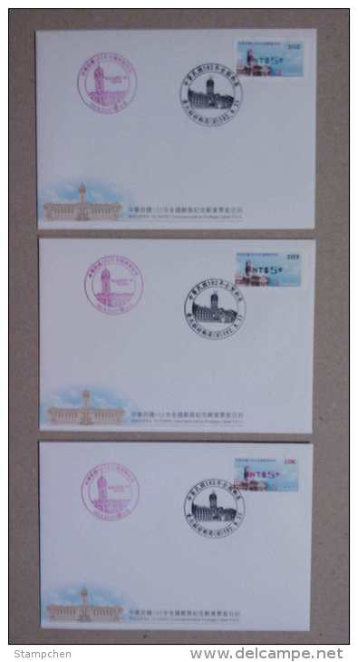 FDC 2013 ATM Frama Stamps-ROCUPEX’13 TAIPEI - Presidential Mansion NT$5 Black,Green & Red Relic Unusual - Fouten Op Zegels