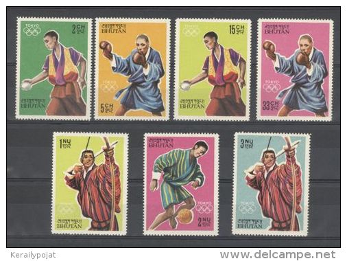Bhutan - 1964 Tokyo MNH__(TH-10444) - Bhoutan