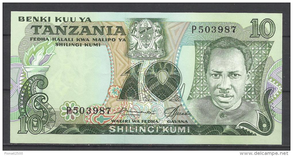 TANZANIE . 10 SHILLINGI . - Tansania