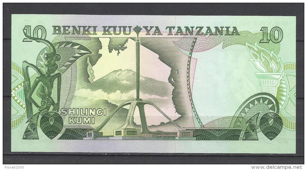 TANZANIE . 10 SHILLINGI . - Tansania