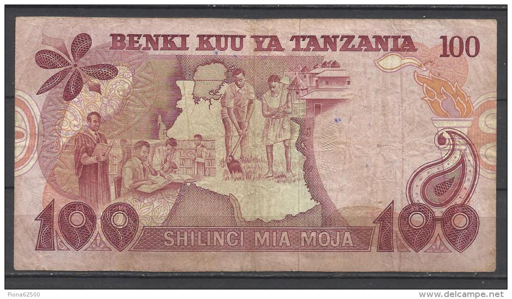 TANZANIE . 100 SHILLINGI . - Tansania