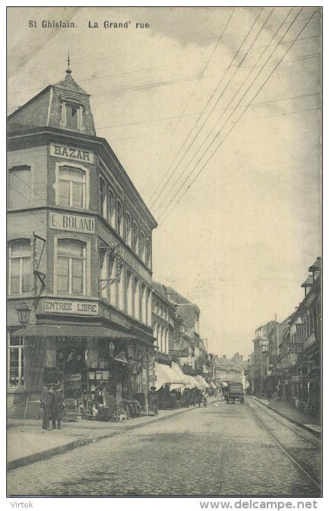 Saint-Ghislain :   La Grand'rue - Saint-Ghislain