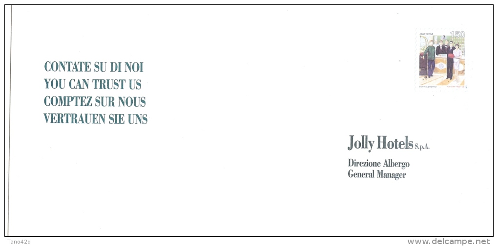 LIT 12 - PSEUDO ENTIER ENVELOPPE JOLLY HÔTELS  TB - Pseudo-entiers Privés