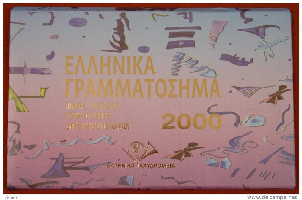 Greece 2000 Album With Stamps - Complete Year Album - Official Yearbook All Sets MNH - Livre De L'année