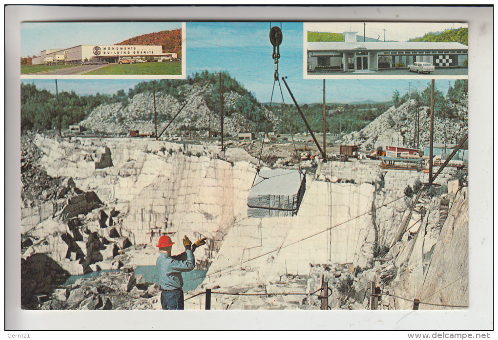 USA - VERMONT - BARRE, Rock Of Ages Granite Quarry / Granitsteinbruch - Barre