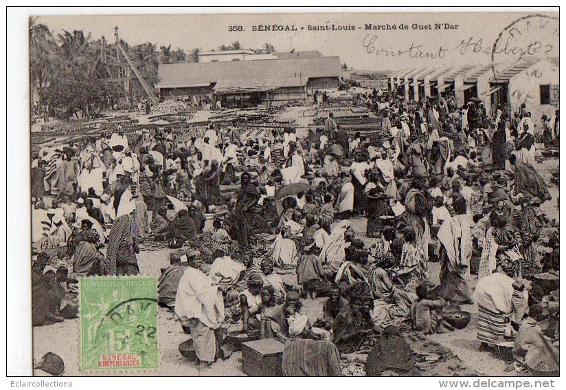 Afrique Noire. Sénégal  St Saint Louis:  Marché  De Guet N'Dar   (Voir Scan ) - Senegal