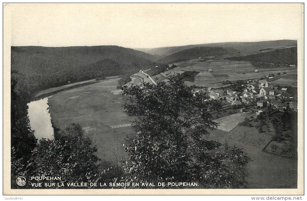 POUPEHAN SUR SEMOIS  VUE SUR LA VALLEE DE LA SEMOIS EN AVAL DE POUPEHAN - Bouillon