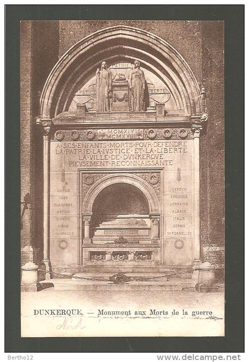 Dunkerque Monument Aux Morts - War Memorials