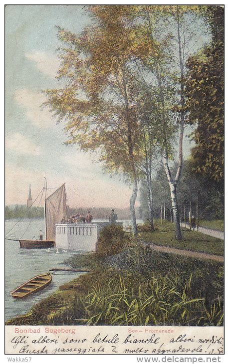 E3-235- Soolbad Segeberg - See - Promenade - 1904 - Bad Segeberg