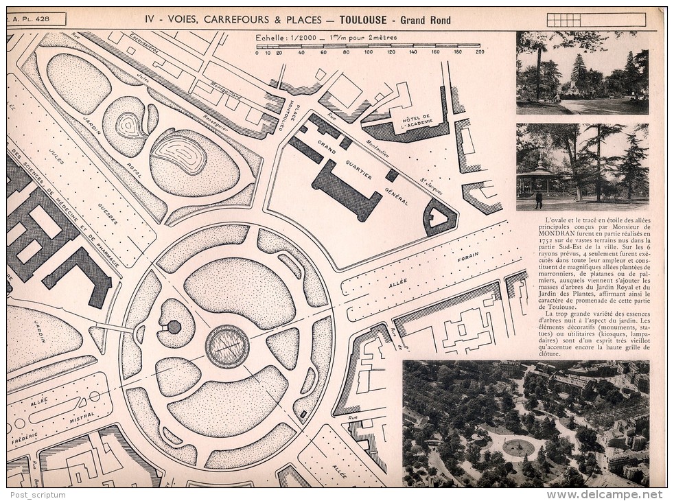 Vieux Papiers - Documents D'urbanisme - Toulouse Grand Rond - Arquitectura