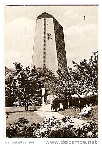 AK 8297 OBERHOF - THÜR. Mehrbildkarte 5 Bilder 26.8.77-16 606 CELLA MELIS Werbestempel 60 JAHRE BÜROMASCHINEN - Glottertal