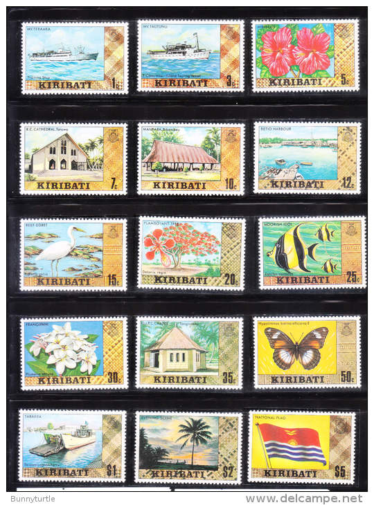 Kiribati 1979-80 Scenery Flag Ship Definitive MNH - Kiribati (1979-...)