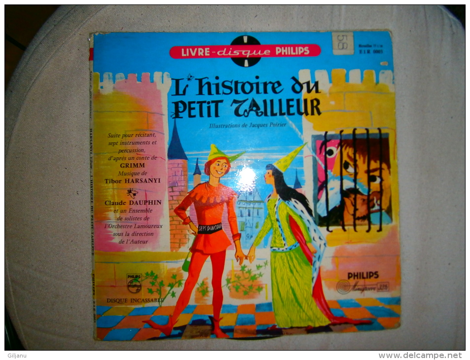 33  T LIVRE DISQUE  L HISTOIRE DU PETIT TAILLEUR - Kinderlieder