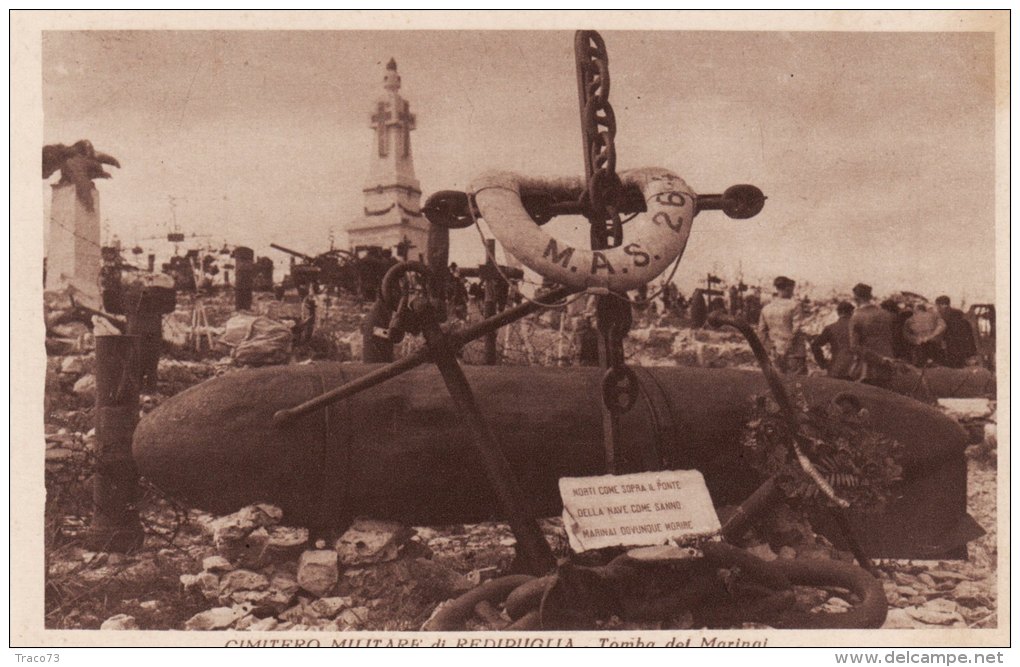 REDIPUGLIA   /   Cimitero Militare _ Tomba Dei Marinai - Cimetières Militaires