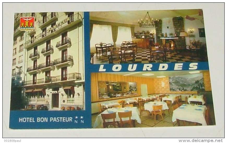 Lourdes ( 65100 ) - Hotel Bon Pasteur - 22 Avenue Peyramale  : F. CASTEROT - Autres & Non Classés