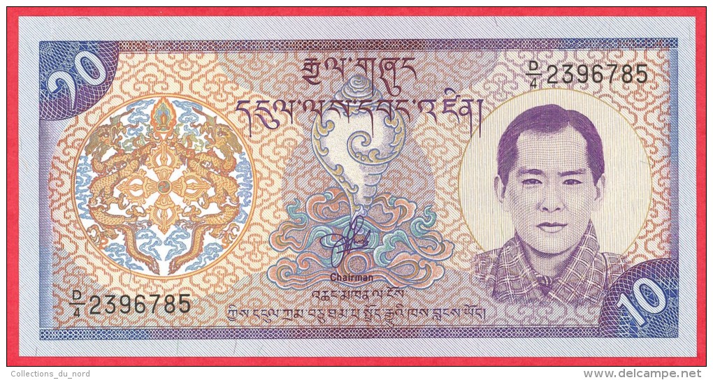 Bhutan - 10 Ngultrum UNC / Papier Monnaie - Bhutan - Bhutan