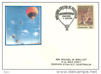 AUSTRALIE. Canowindra International Balloon Challenge. Balloon Capital. Postal Stationery / Entier Postral - Bolli E Annullamenti