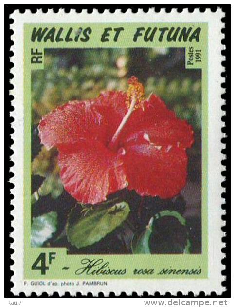 Wallis Et Futuna 1991 - Fleurs De Wallis - 3v Neufs // Mnh - Unused Stamps