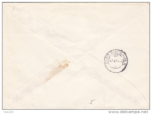 AMOUNT 4.00, BUCHAREST, MINISTERY, MACHINE STAMPS ON COVER, 1990, ROMANIA - Machines à Affranchir (EMA)