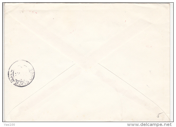 AMOUNT 2.00, BUCHAREST, INSTITUTE, MACHINE STAMPS ON COVER, 1990, ROMANIA - Franking Machines (EMA)