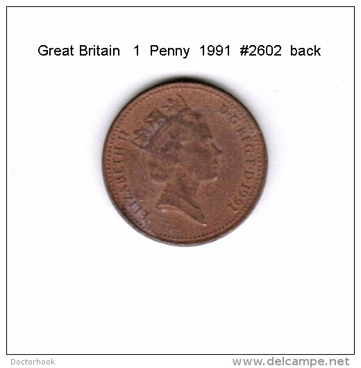 GREAT BRITAIN    1  PENNY  1991   (KM # 935) - 1 Penny & 1 New Penny