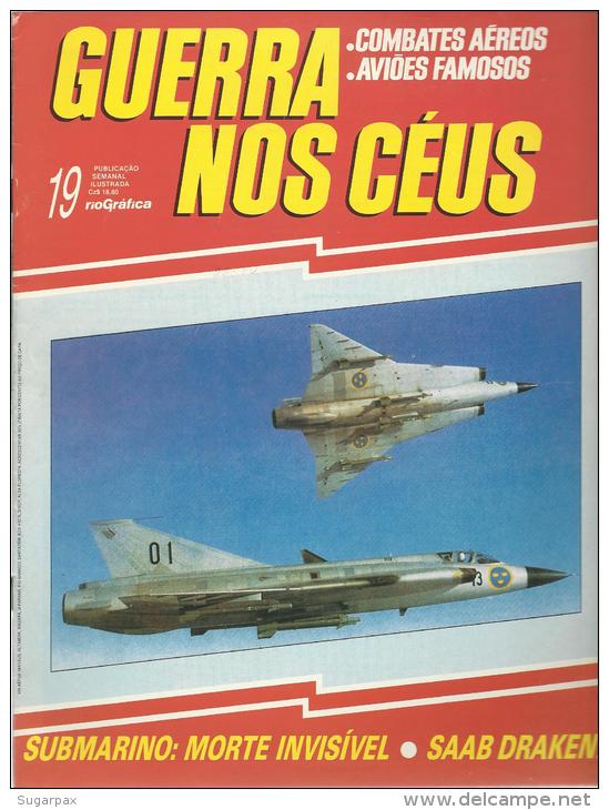 SAAB DRAKEN - SUBMARINO: MORTE INVISÍVEL - GUERRA NOS CÉUS N.º 19 - See Description - Aviation