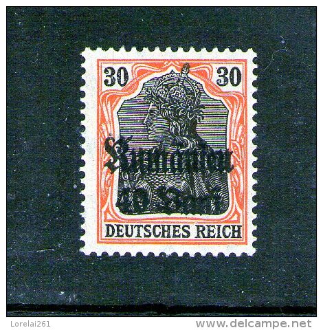 1917 - OCCUPATION ALLEMANDE  Mi No 12 Et Yv 30  MNH - Foreign Occupations