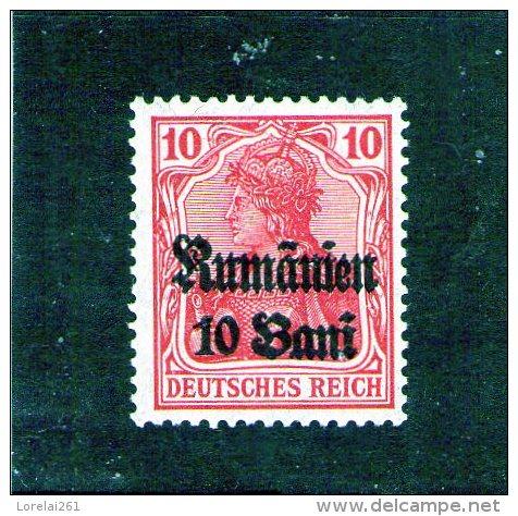 1917 - OCCUPATION ALLEMANDE  Mi No 9 Et Yv 27  MNH - Foreign Occupations