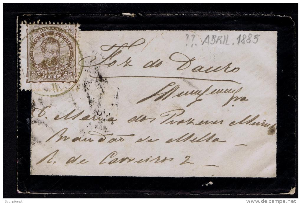 Sp2407 PORTUGAL  Small Cover Covers 1885 Kings D.Luis 25r. Monarchy - Autres & Non Classés