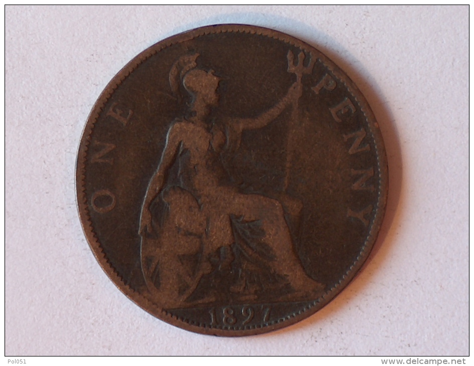 Grande-Bretagne 1 Penny 1897 A - D. 1 Penny