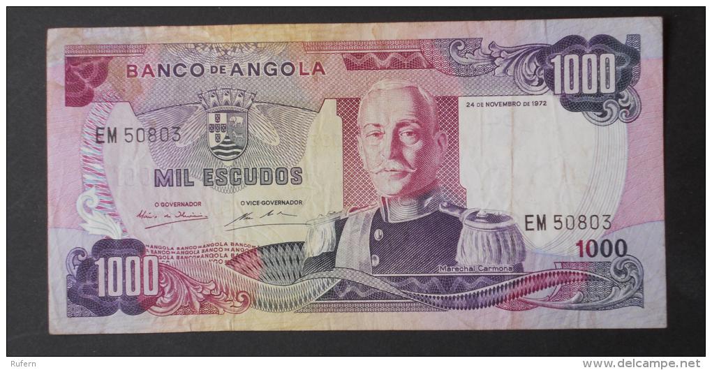 ANGOLA  1000  ESCUDOS  1972     -    (Nº02956) - Angola