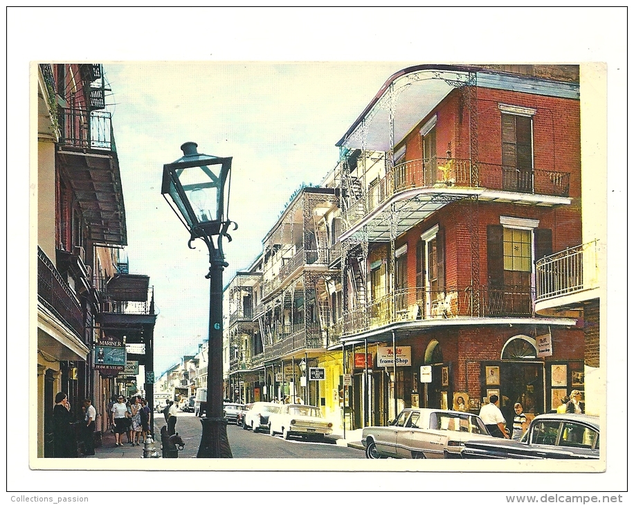 Cp, Etats-Unis, New Orleans, French Quarter, écrite - New Orleans
