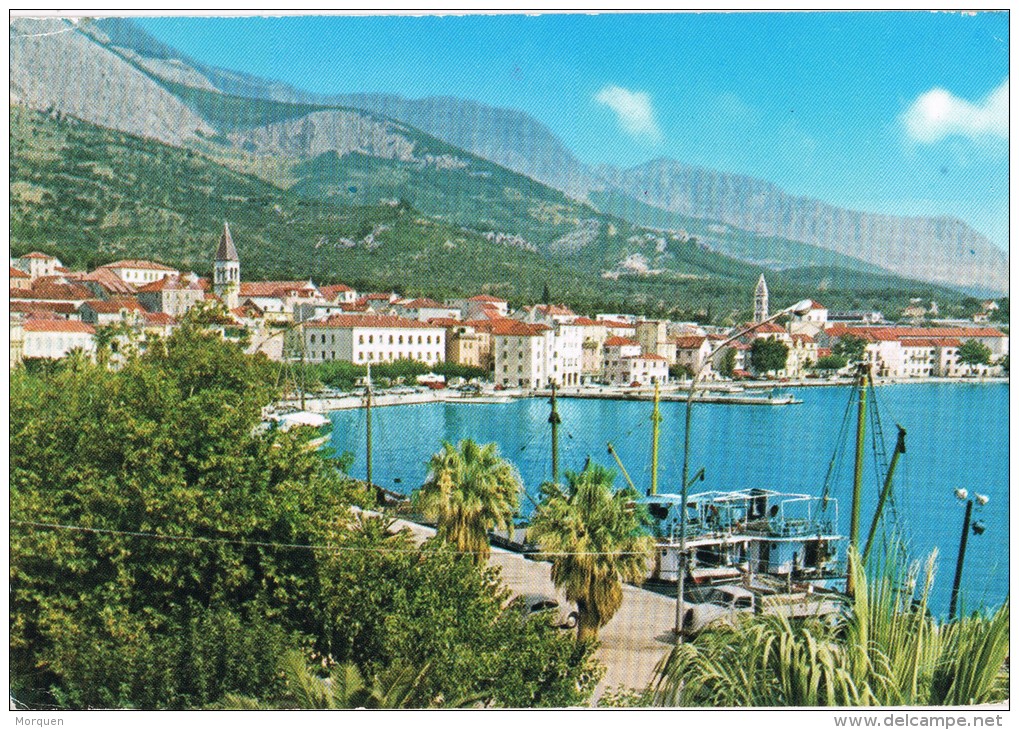 4656. Postal MAKARSKA (Jugoslavia) 1986 A Francia - Briefe U. Dokumente