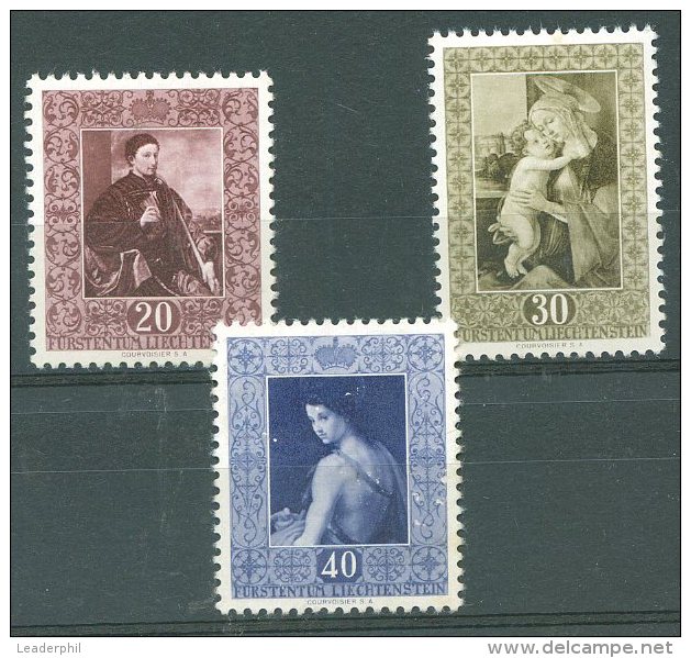 LIECHTENSTEIN Yvert # 268/70 Complete Set MH VF - Neufs