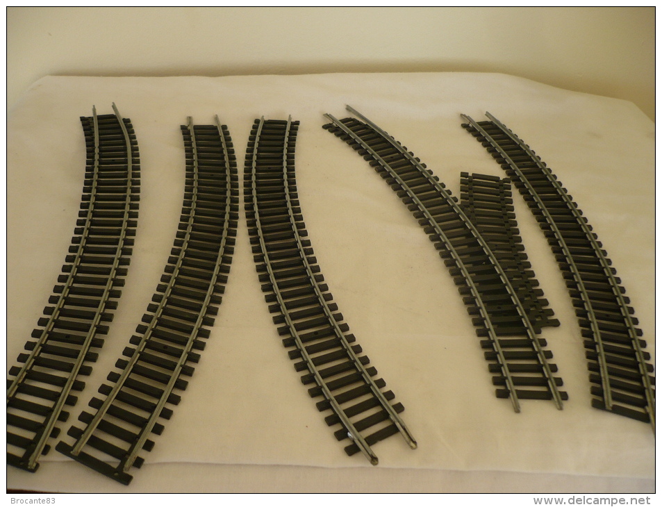 5 RAIL JOUEF FOR PLAYCRAFT N° 470 R=325mm R=12 3/4 - Binari