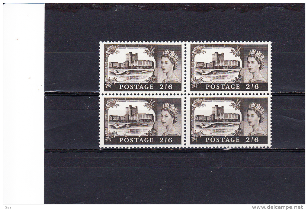 GRAN BRETAGNA  1967/68 - Uniificato  502** (x 4) - Elisabetta - Unused Stamps