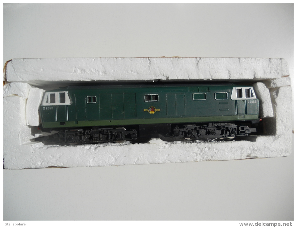 SCALA 00 - Hornby Loco Diesel Inglese HIMECK. Livrea Giallo Verde. - Locomotives