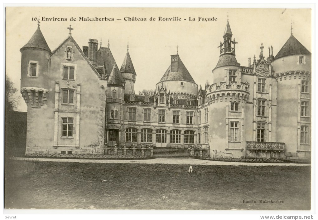 MALESHERBES. - La Façade Du Château De Rouville - Malesherbes